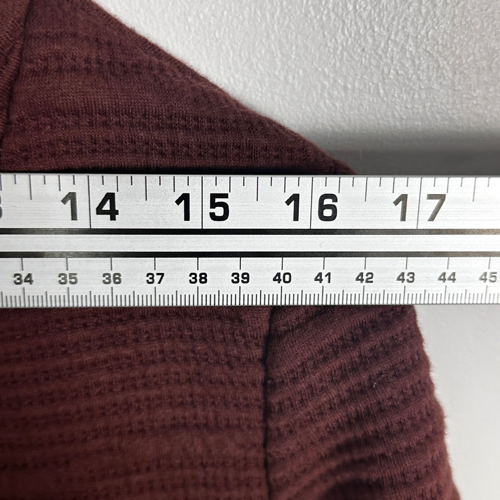 Cokluch Canada Brown Ribbed Turtleneck Sweater Dress Womens Sz Medium Boho Cowl - Picture 14 of 16